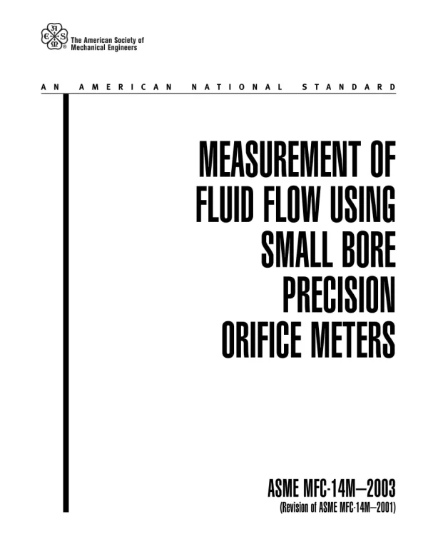 ASME MFC-14M-2003 (R2018) pdf