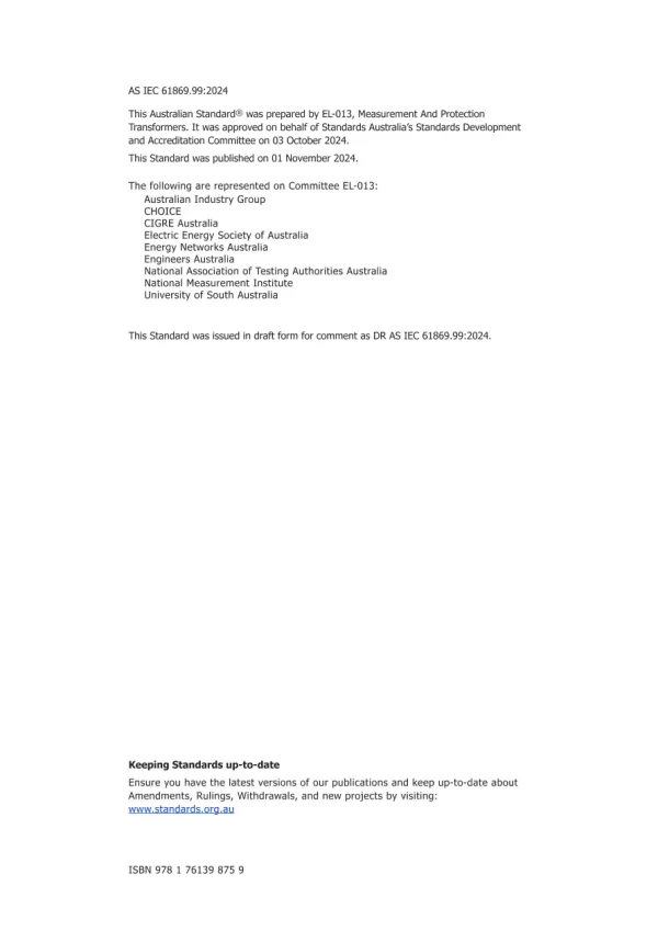 AS IEC 61869.99:2024 pdf