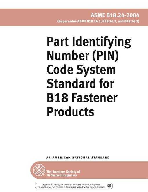 ASME B18.24-2004 (R2011) pdf