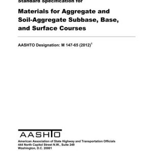 AASHTO M 147-65 (2012) pdf