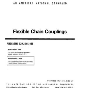 ASME B29.23M-1985 (R2004) pdf