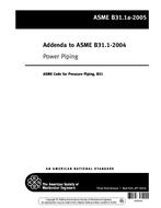 ASME B31.1a-2005 pdf