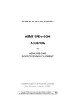 ASME BPE-a-2004 pdf