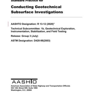 AASHTO R 13-12 (2020) pdf