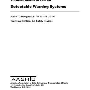 AASHTO TP 103-13 (2015) pdf