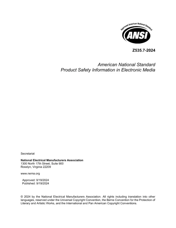 ANSI Z535.7-2024 pdf