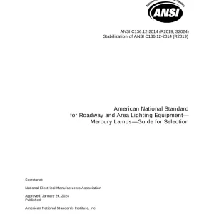 ANSI C136.12-2014 (R2019, S2024) pdf