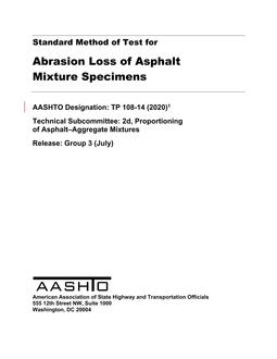 AASHTO TP 108-14 (2021) pdf