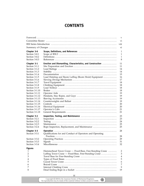 ASME B30.3-2004 pdf