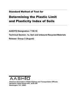 AASHTO T 90-16 pdf