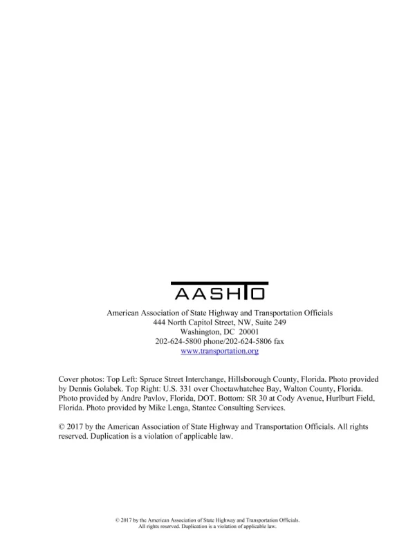 AASHTO GSWLB-1 pdf