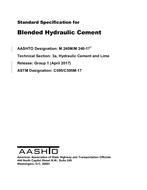 AASHTO M 240M/M 240-17 pdf