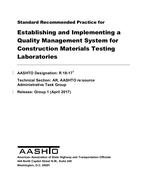 AASHTO R 18-17 pdf