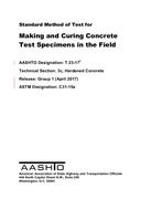 AASHTO T 23-17 pdf