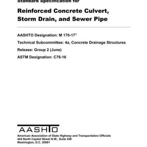 AASHTO M 170-17 pdf