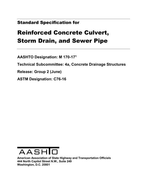 AASHTO M 170-17 pdf