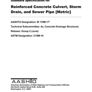 AASHTO M 170M-17 pdf