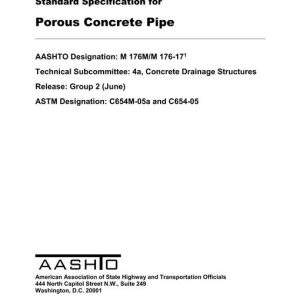 AASHTO M 176M/M 176-17 pdf