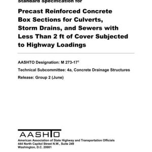 AASHTO M 273-17 pdf