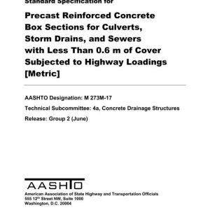 AASHTO M 273M-17 pdf