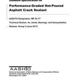 AASHTO MP 25-17 pdf