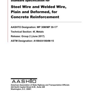 AASHTO MP 30M/MP 30-17 pdf