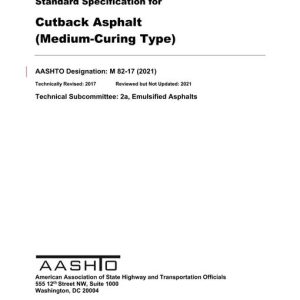 AASHTO M 82-17 (2021) pdf