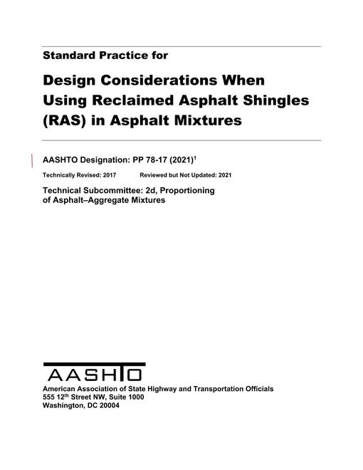 AASHTO PP 78-17 (2021) pdf