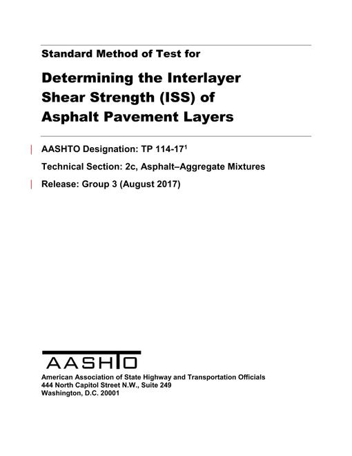 AASHTO TP 114-17 pdf