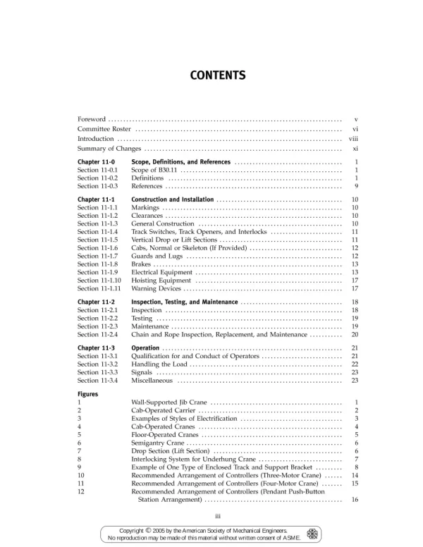 ASME B30.11-2004 pdf