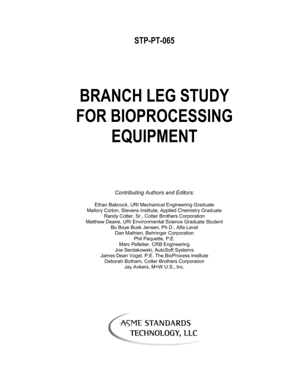 ASME STP-PT-065 pdf