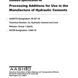 AASHTO M 327-18 pdf