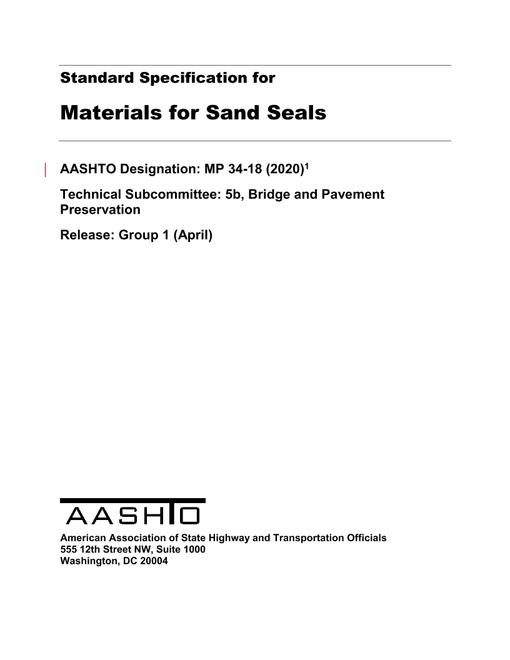 AASHTO MP 34-18 (2020) pdf