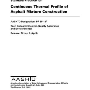 AASHTO PP 80-18 pdf