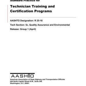 AASHTO R 25-18 pdf