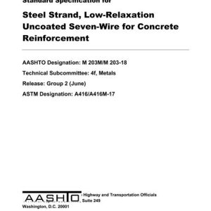 AASHTO M 203M/M 203-18 pdf