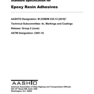 AASHTO M 235M/M 235-13 (2018) pdf