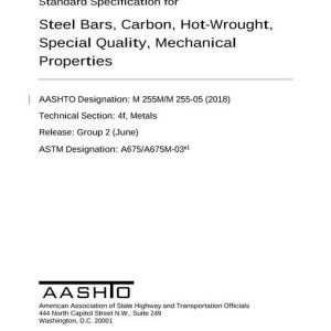 AASHTO M 255M/M 255-05 (2018) pdf