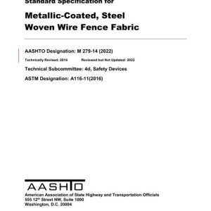 AASHTO M 279-14 (2022) pdf