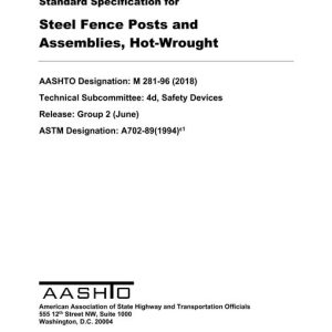 AASHTO M 281-96 (2018) pdf