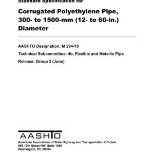 AASHTO M 294-18 pdf