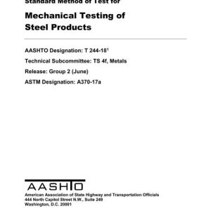 AASHTO T 244-18 pdf