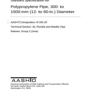 AASHTO M 330-18 pdf