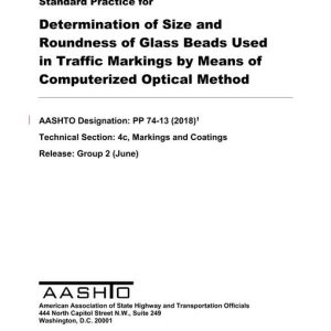 AASHTO PP 74-13 (2018) pdf