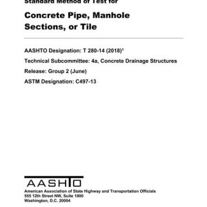 AASHTO T 280-14 (2018) pdf