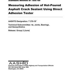 AASHTO T 370-18 pdf