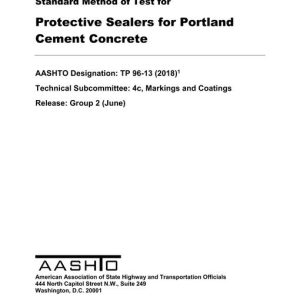 AASHTO TP 96-13 (2018) pdf