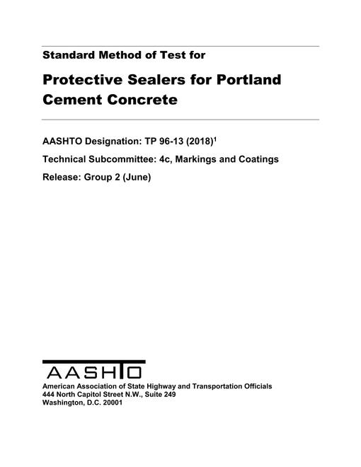 AASHTO TP 96-13 (2018) pdf