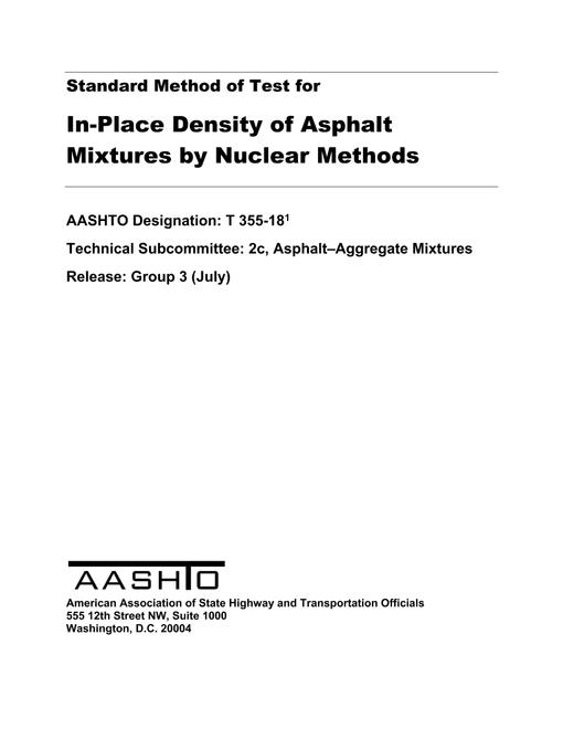 AASHTO T 355-18 pdf