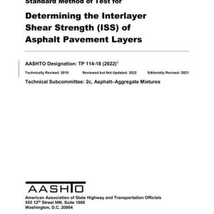 AASHTO TP 114-18 (2022) pdf